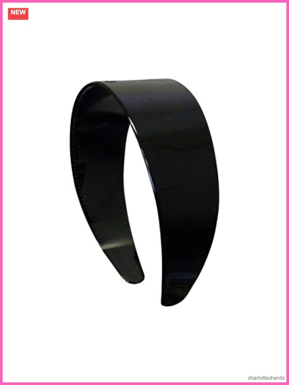 2 Inch Hard Plastic Headband with Teeth Wide Hair Band for Women